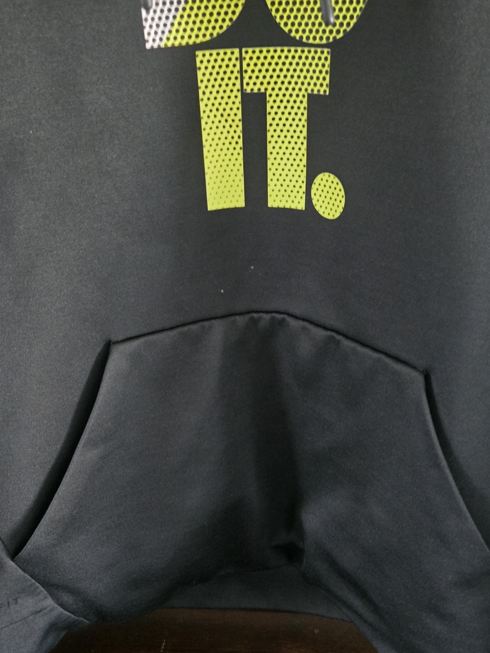 Nike Just Do It Hoodie Mens Large Black Galaxy Graphic Pullover Sweatshirt Retro - Picture 7 of 11